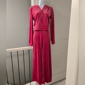 NWT Juicy Couture Velour Tracksuit In Free Love. Size S.